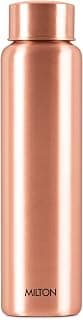 MILTON Copper Aqua 1000 Water Bottle, 900 ml, Copper | 100% Leak Proof | Office Bottle | Gym Bottle | Yoga Bottle | Home | Kitchen | Hiking | Treking Bottle | Travel Bottle (Pack of 1) | BPA Free