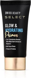 SWISS BEAUTY Select Glow & Hydrating Primer Enriched With Vitamin E & Witch Hazel Extract | 25ml