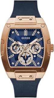 GUESS Men's Trend Casual Tonneau Diamond 43mm Watch