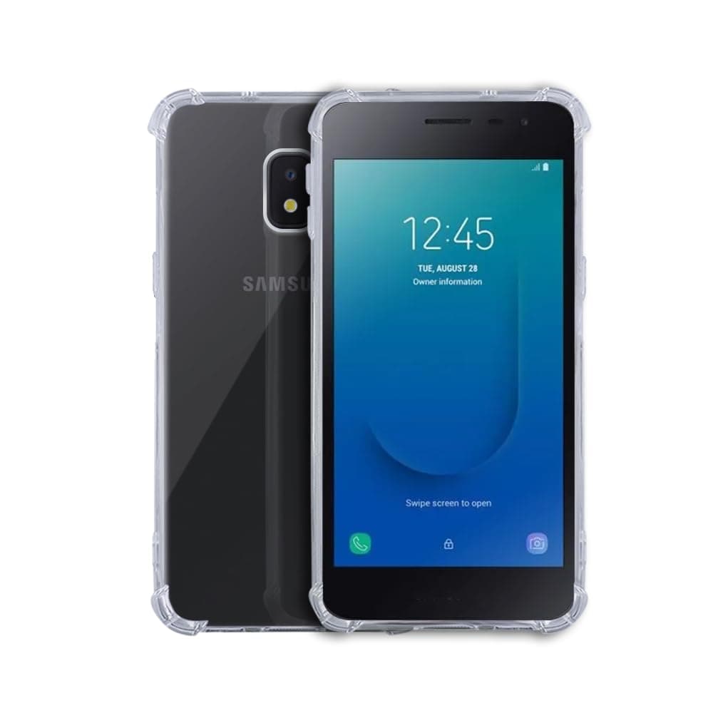 7SEVEN® Back Cover for Samsung Galaxy J2 Core Transparent Mobile Back Case Shock Proof Design Camera Edges Protection Crystal Clear Phone Case Silicon Soft TPU and Flexible Bumper Phone Cover