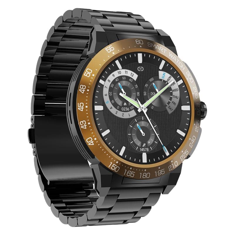 miracle digital Smartwatch for Men with Bluetooth Calling – 1.46" HD Screen, AI Assistant, 30-Day Battery, Health Monitoring, 100+ Sports Modes, IPX68 Waterproof, Black Strap, Android/iOS