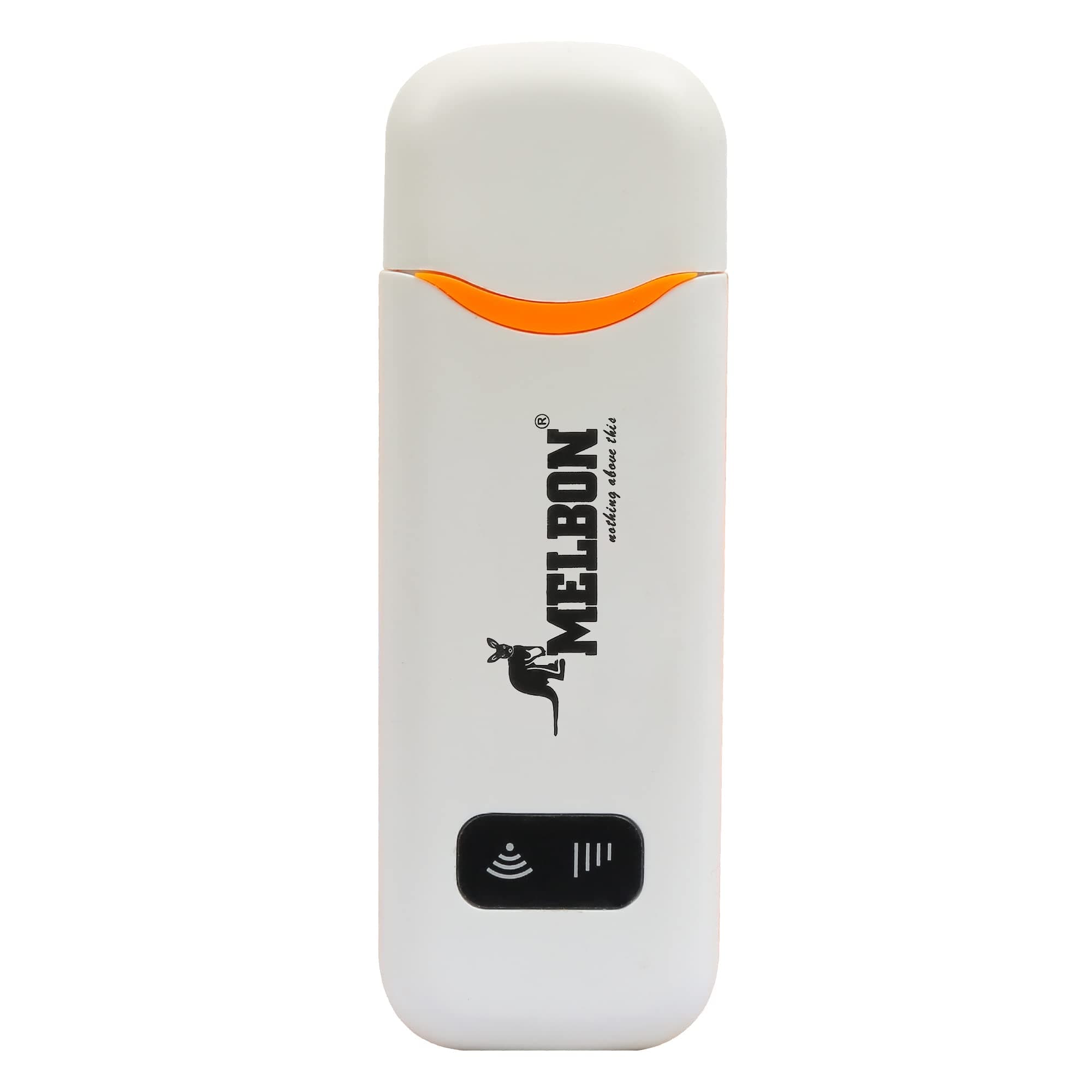 MELBON 4G LTE WiFi USB Dongle Stick with All Sim Network Support, Plug&Play 4G Data Card with Up to 150Mbps Android Data Speed(White), Tri_Band(T708)