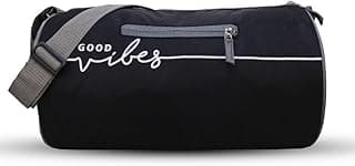 Emmcraz Gym Bag for Men Traveling & Sports Unisex Duffel Bag for Gym with Separate Shoe Compartment & Adjustable Straps 20 LTR Travel Bag