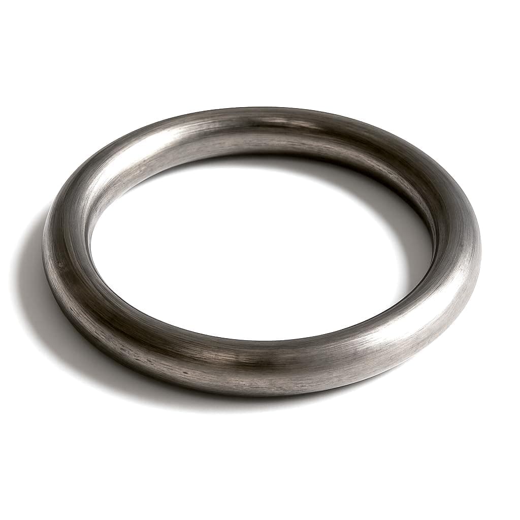 TEYRAH Round Edges Sikh Punjabi Sarbloh Kada For Man And Women Punjabi Wrist Bracelet Fashion Accessroy Sikhism Kara Wrist Band Sarb Loh 12MM THICKNES