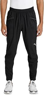 PUMA men run tapered woven pant black, (52140401-xxl)