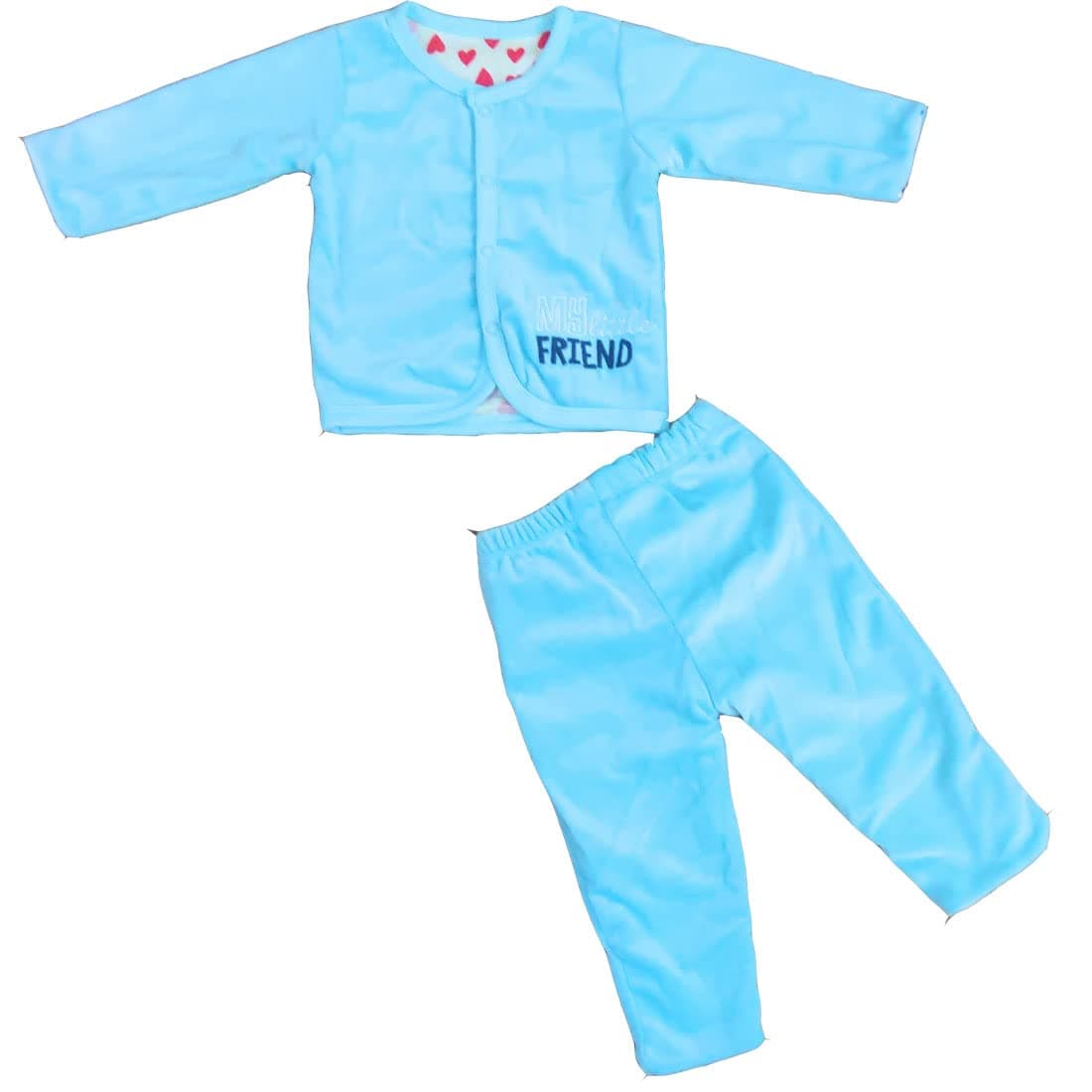 REVOLTEK Baby Long Sleeve Winter swetashirt hoodie coat warm pants Dress snowsuit Sleep Suit for Boys and Girls Pack of1