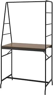 HAVERUD Table with Storage Ladder, Black