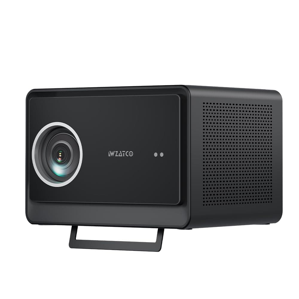 Wzatco Legend GT, Google TV Official, Native 1080P Projector 4k Ultra HD, 2500 ANSI Ultra Bright, Fully Automatic, Sealed Engine, 20 Watt, Smart Home Cinema, Black
