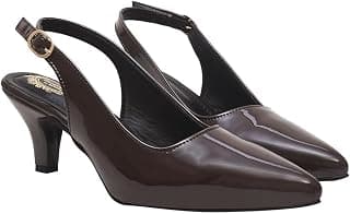 Shoetopia Women’s Heels – Elegant Pointed Toe Dress Pumps ||with Mid Stiletto Heel for Party Office & Formal Footwear