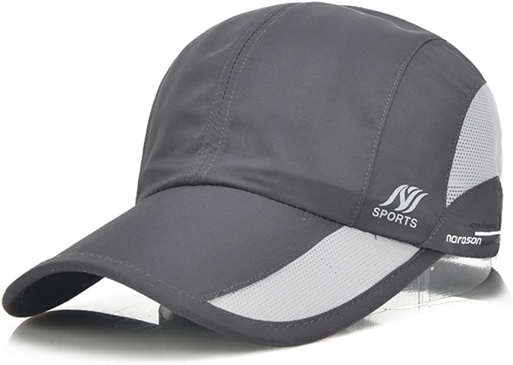 FASHOLIC Summer Quick Drying Hat UV Protection Sport Mesh Outdoor Cap for Men & Women