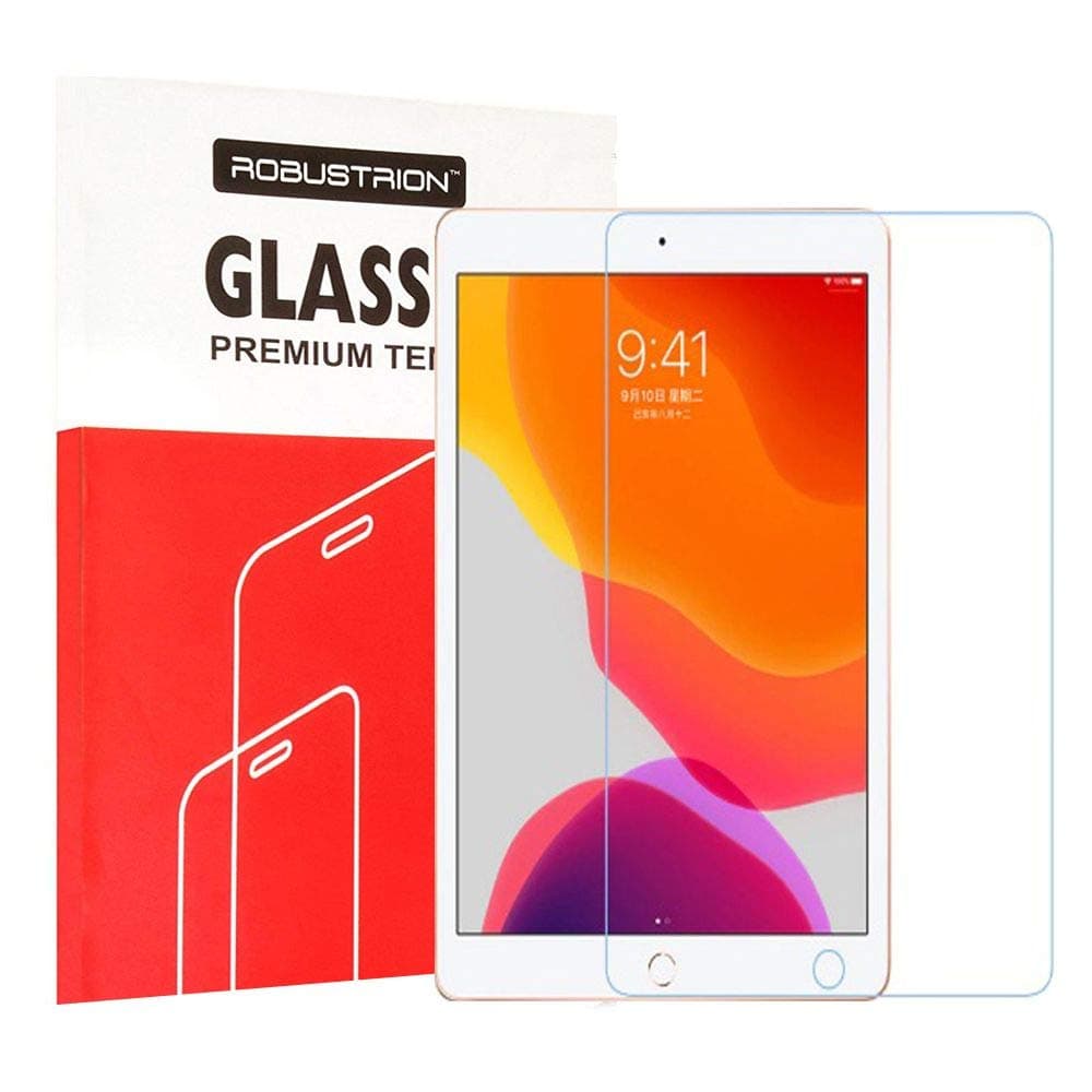 Robustrion Tempered Glass Guard for iPad 7th / 8th / 9th Gen 10.2" - 1 Pack | Screen Protector Guard for iPad 7th 8th 9th Generation 10.2 inch