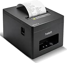 Helett BillQuick™ Lite USB Direct POS Autocut Thermal Receipt Printer 80mm(3inch)Compatible with Windows(PC&Laptop)250mm/s High Speed Printing connect to Cash Drawer 203 DPI Resolution(1Year Warranty)