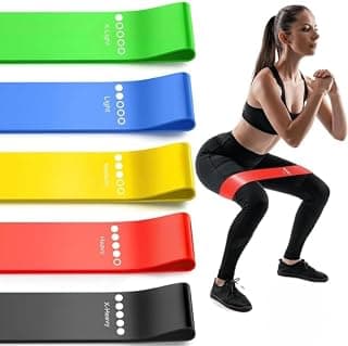 FEVIKON™ Resistance Bands Set for Men and Women, Resistance Tube Set, Pull up Resistance Bands, Exercise Band, thera Band, Resistance Tube, theraband Exercise, Loop Band-(5 pcs)