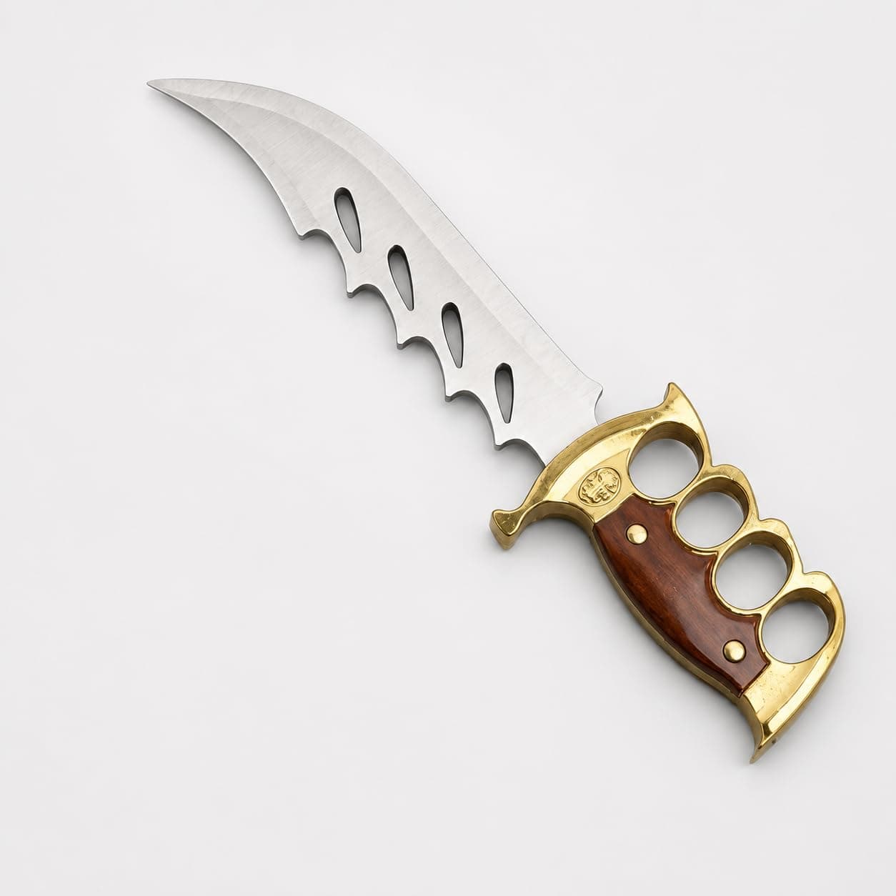 UA ENTERPRISES Kitchen Knife for Vegetable Cutting and Food Preparation, with Finger Grip Knife