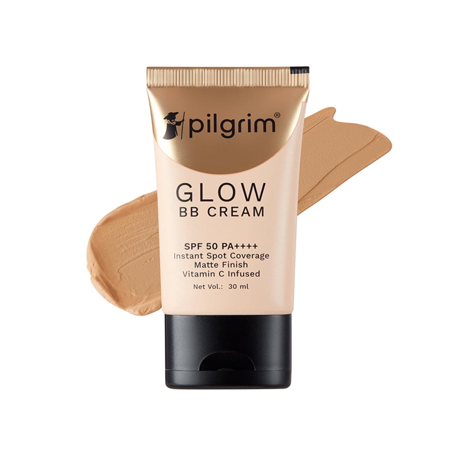 Pilgrim Almond Glow 3-IN-1 BB Cream SPF 50 PA++++ With Niacinamide, Hyaluronic Acid & Vit C