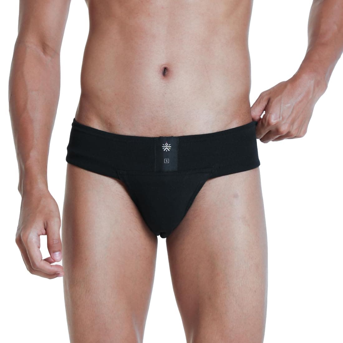 CULT Gym Supporter for Men Sports Underwear for Men for Workout in Gym Stretchable Cotton, Quick Dry, Moisture Wicking Supporter for Cricket, Gym, Running Black