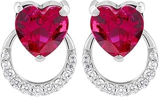 GIVA 925 Silver Perfect Earrings| Gift for Girlfriend | With Certificate of Authenticity and 925 Stamp | 6 Months Warranty*