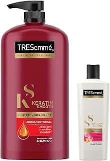 TRESemme Keratin Smooth Shampoo, 1L And Smooth & Shine Conditioner, 340 Ml