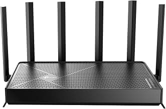 TP-Link Archer BE400 Dual-Band BE6500 WiFi 7 Router | 4K/8K Streaming 6.5 Gbps | 1× 2.5 Gbps WAN/LAN + 3× 1 Gbps LAN Ports + 1× USB 3.0 | 6 Antennas | Compatible with Alexa and Google Assistant