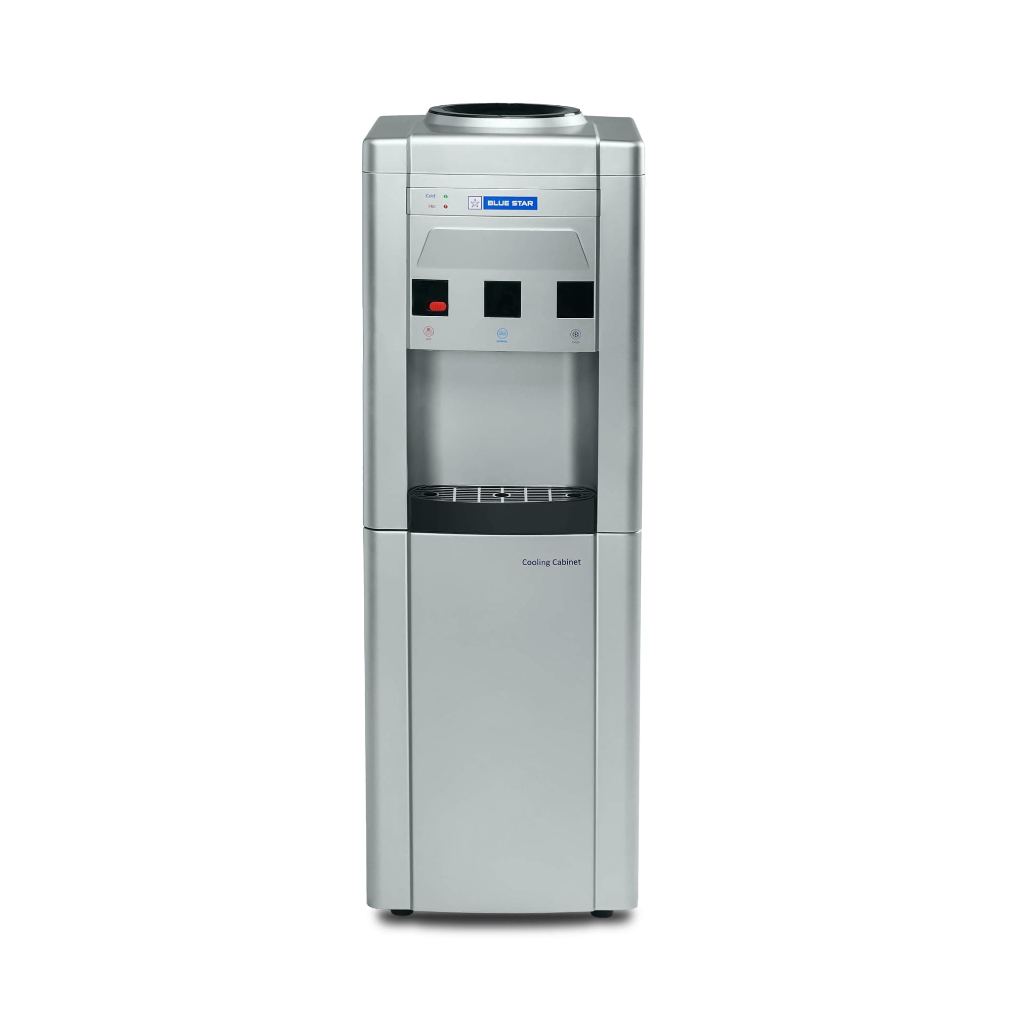 Blue Star Water Dispenser with Refrigerator Hot and Cold Taps (Bwd3Fmrga-G, Grey), 15 Liter