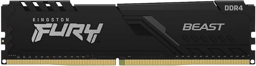 Kingston FURY 8GB 3200MHz DDR4 CL16 DIMM Fury Beast Black, Non RGB (KF432C16BB/8)