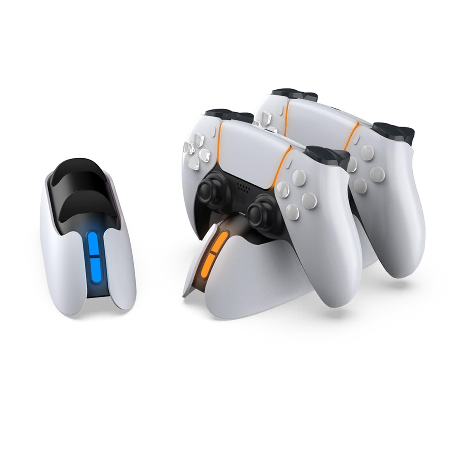 New World Controller Charger for PS5, for PlayStation 5 Controller Charging Stand Charging Dock for PS5 Controller