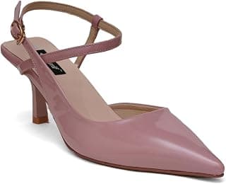SHERRIF Women Polyurethane (PU) Pointed Toe Fashion Sandalwith Stiletto Heel