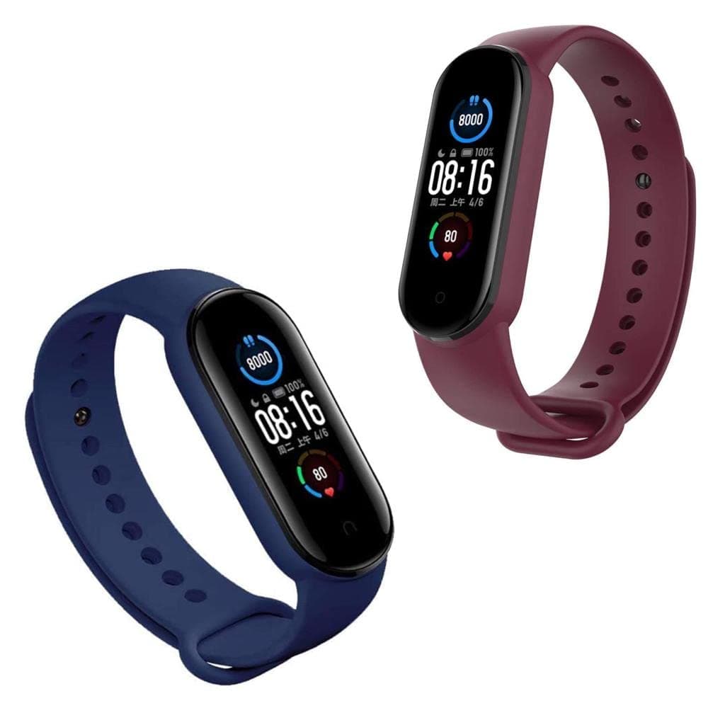 INEFABLE Mi SmartWatch M5 and M6 Watch Straps Original for Mi Watch M5 and M6 Watch Strap Soft Silicone Adjustable Watch Strap-Watch Not Included