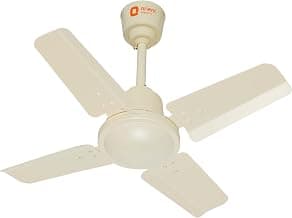 Orient Electric 600 MM New Air Plus | 4 Blade Small Ceiling Fan for Kitchen | 100% Copper Motor | Aluminium blades | 24 Inch Fan | 2 Years Warranty | Ivory