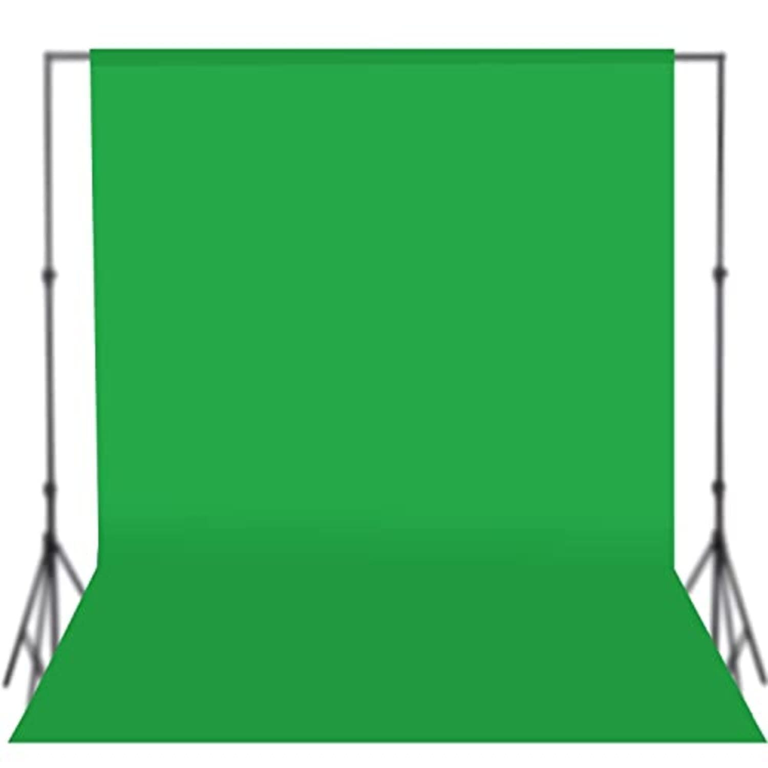 Boltove® 8x12 Ft Green Screen Backdrop for Photography & Video | Wrinkle-Resistant Chromakey Background Curtain with Rod Pocket | Ideal for YouTube, Live Streaming, Zoom, Reels & VFX Editing