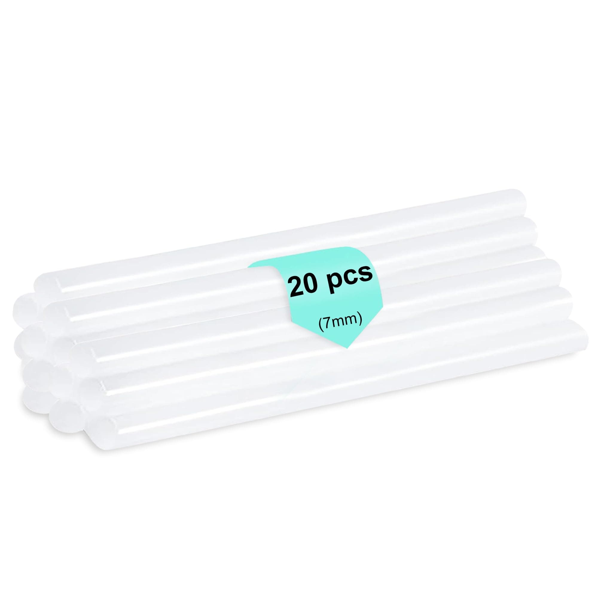 GLUN® Glue Sticks, 7mm Transparent Glue Gun Sticks, 20 Piece for DIY Craft Work, Gift Decoration Electronics Repairing & Home Use