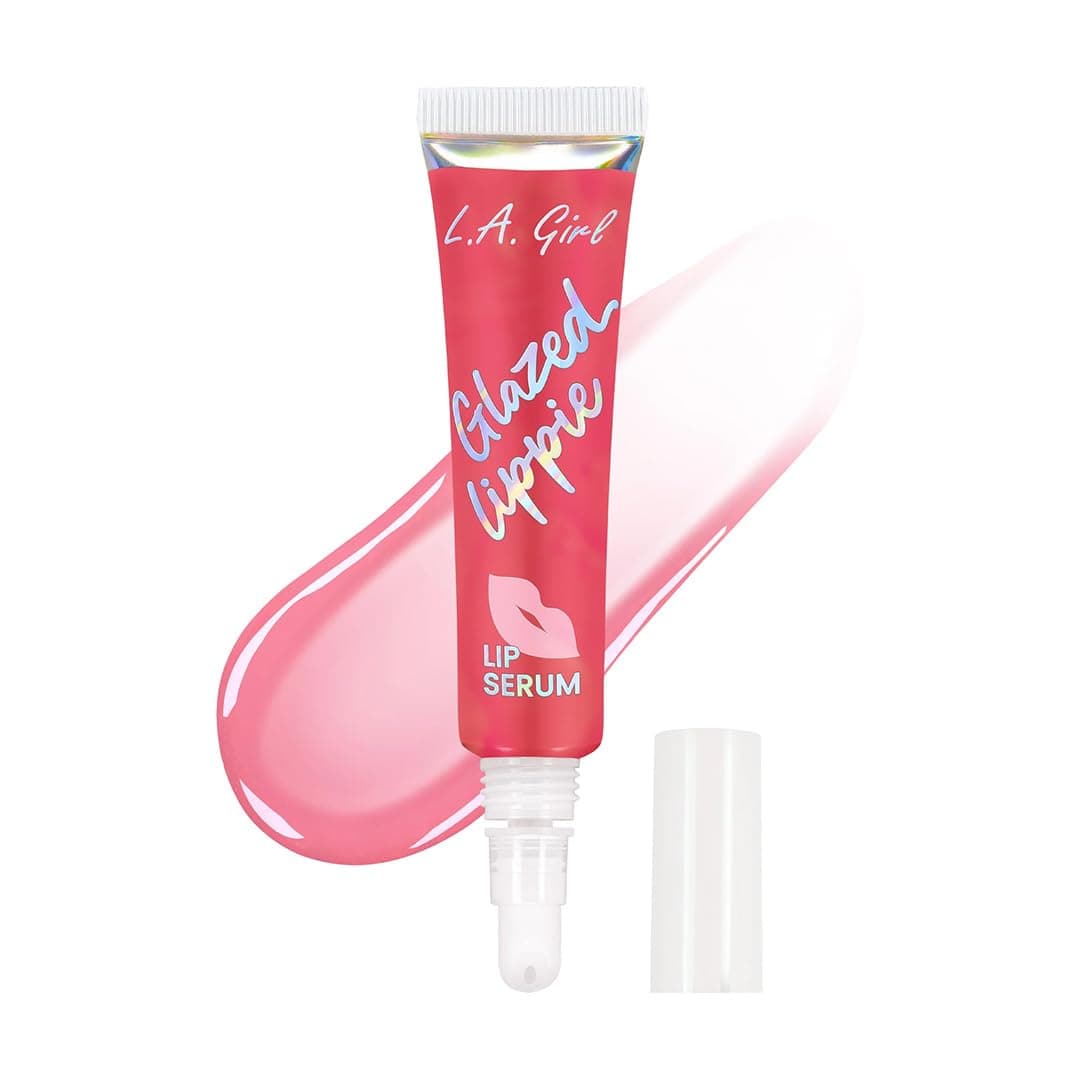 L.A. Girl Glazed Lippie Lip Gloss Serum – Kissable| Moisturizing Gloss with Serum Benefits | Radiant Shine | Soft, Smooth Lips | Lightweight & Long-Lasting Formula