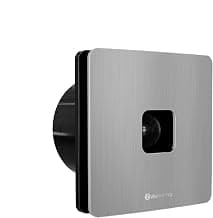 atomberg Studio+ Exhaust Fan 150mm (6 Inches) | BLDC Motor | 6.8W| Low Noise | 2000 RPM| Ideal for Bathroom& Kitchen | Easy to Clean | Installation-Round Cut (153mm) | 2 Year Warranty (Brushed Steel)