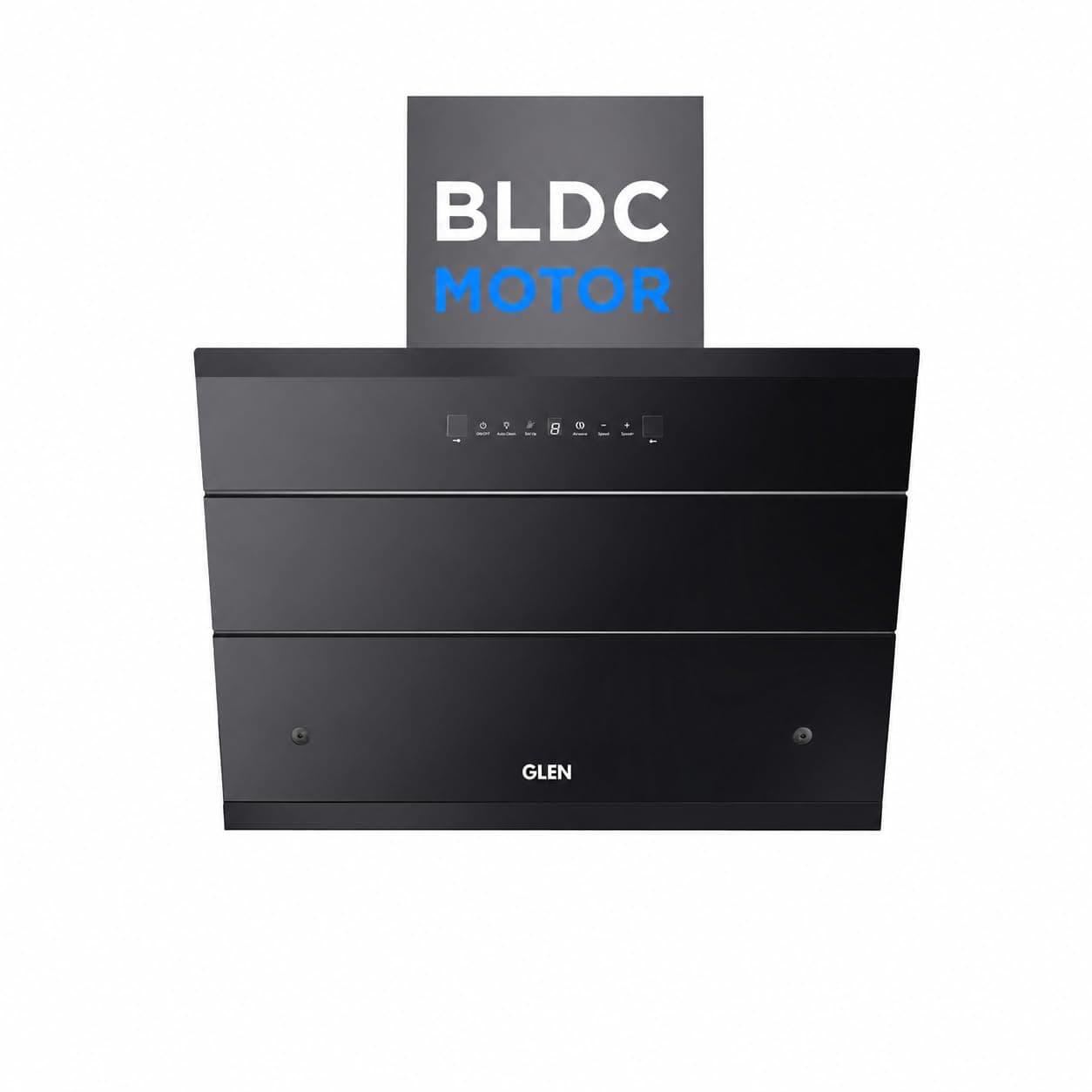 Glen Hood KOPPA HSR 90 Kitchen Chimney 60cm | 1600 m³/hr| BLDC Motor| Filterless Thermal Auto Clean | Slant Design | Heat Sensor|Touch & Gesture Control|1-Year Comprehensive Warranty & 7-Year on Motor