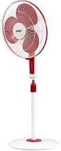 USHA Maxx Air 400MM Pedestal Fan(Red & White)
