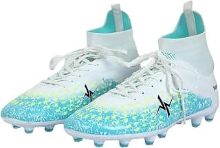 Generic Kyosho Tornado Multi Purpose High Ankle Football Boot with Transparent Studs for Men&Women | Light Weight and Durable Football Stund, Soccer Shoe
