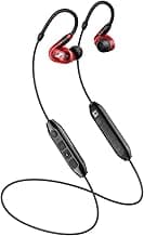 Sennheiser IE 100 PRO Wireless In-Ear Monitoring Earphones | Red | 10hr Battery Life | Detachable Cable | Ideal for Live Performances, Studio Monitoring, DJ Sets & Daily Listening