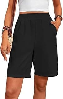 Classy Fashion Women's Outdoor Shorts with High-Waisted Design Drawstring Waist Relaxed Fit Stylish Brown Summer Wear | Women Dress | Jumpsuit | Jumpsuits for Women Stylish