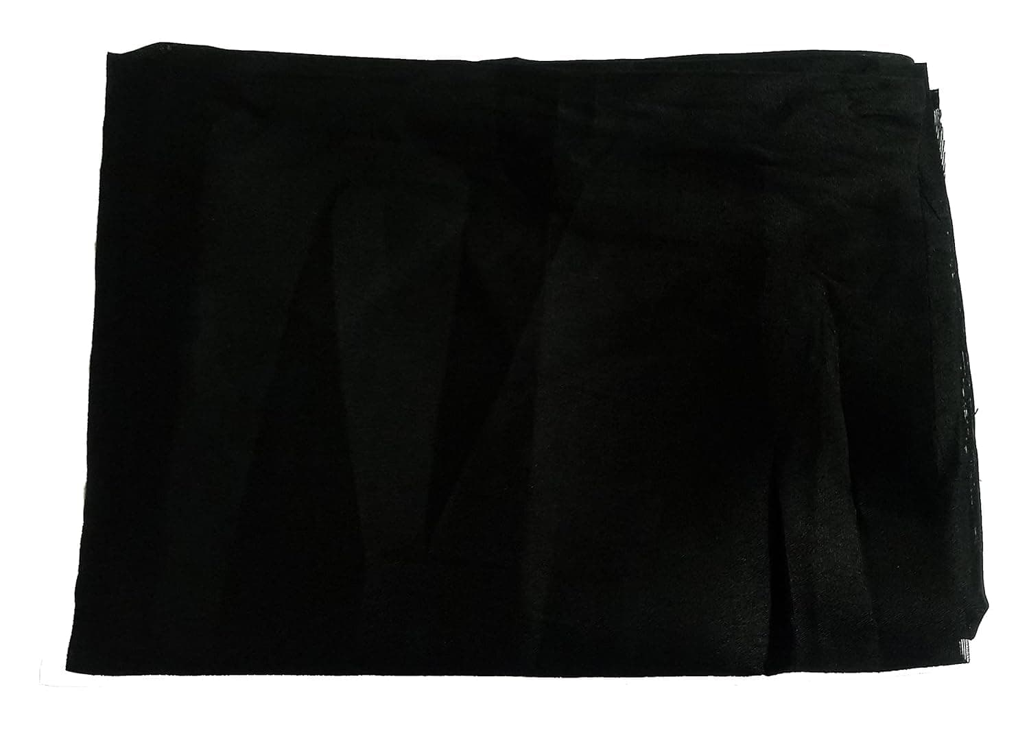 Shevin 1.25 Meter Kala Black Pooja Aasan Cloth for Mandir| Kala Cotton Chowki Kapda | Best for Shani Puja Cloth | Worship Mat for Home Temple sh48