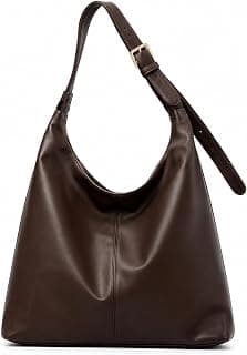 Women's Large PU Leather Hobo Shoulder Bag