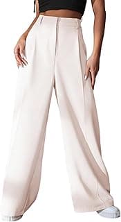 GRECIILOOKS Women High Rise High Waist Trousers Flared Korean Style Formal Pants| Elegant Workwear for Office, College & Events (Available in Plus Size)
