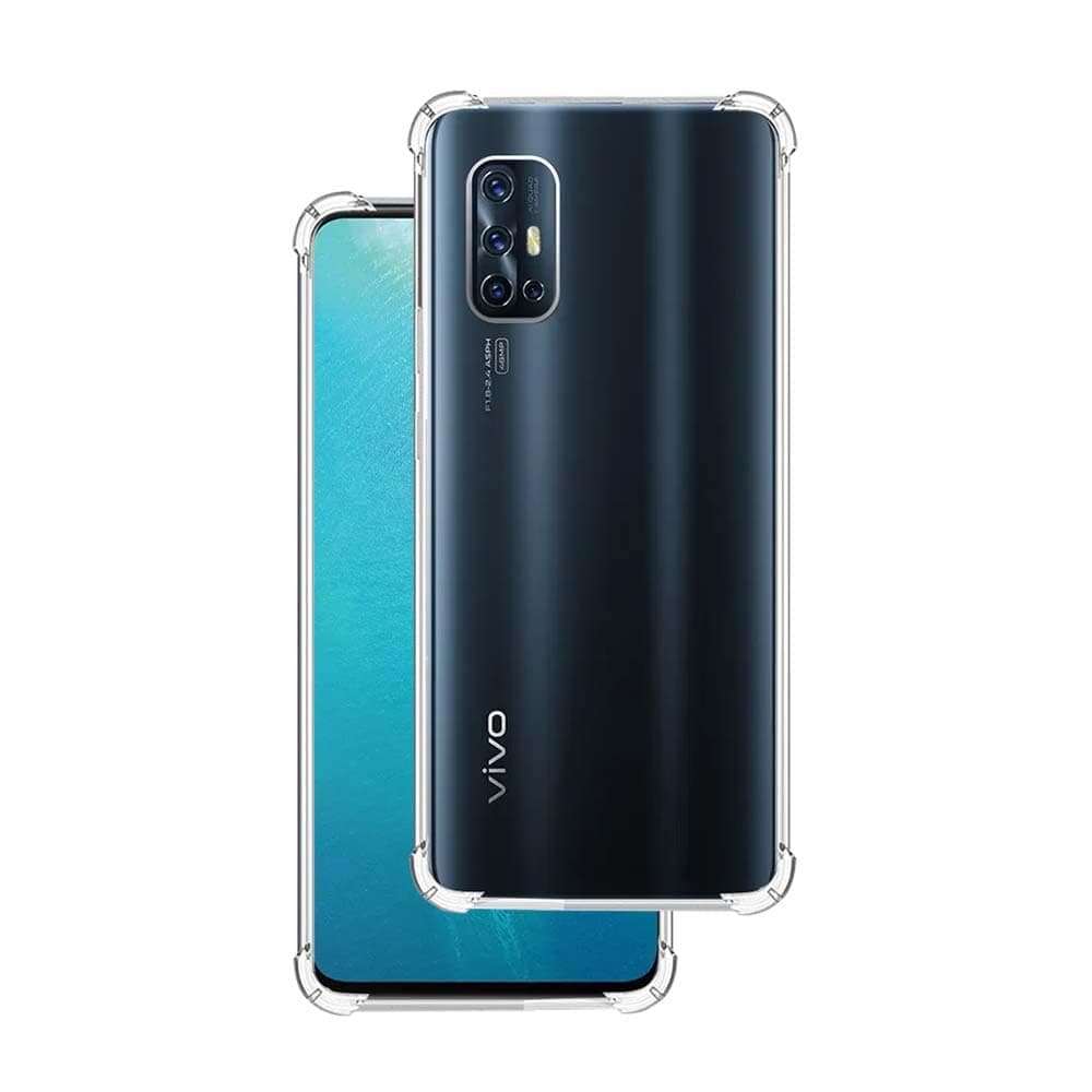 7SEVEN® Back Cover for VIVO V17 Transparent Mobile Back Case Shock Proof Design Camera Edges Protection Crystal Clear Phone Case Silicon Soft TPU and Flexible Bumper Phone Cover