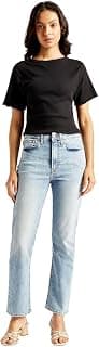 Levi's Women's High Rise Wedgie Straight Fit Light Blue Jeans