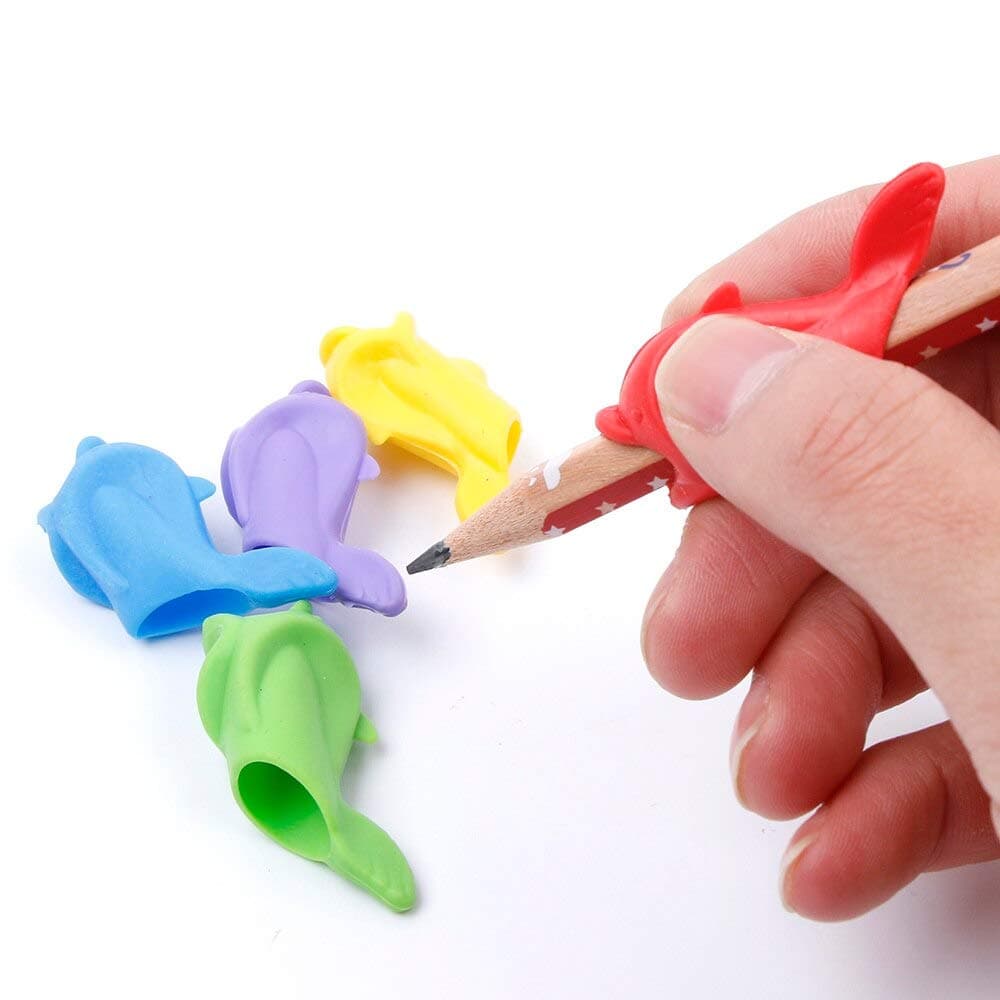 Party Propz Pencil Gripper For Kids Writing - Set of 3 Pcs, Writing Supplies for Kids | Pencil Gripper for Kids 3 Year | Pencil Gripper for Kids 5 Year | Pen Gripper for Writing | Pencil Grip for Kids