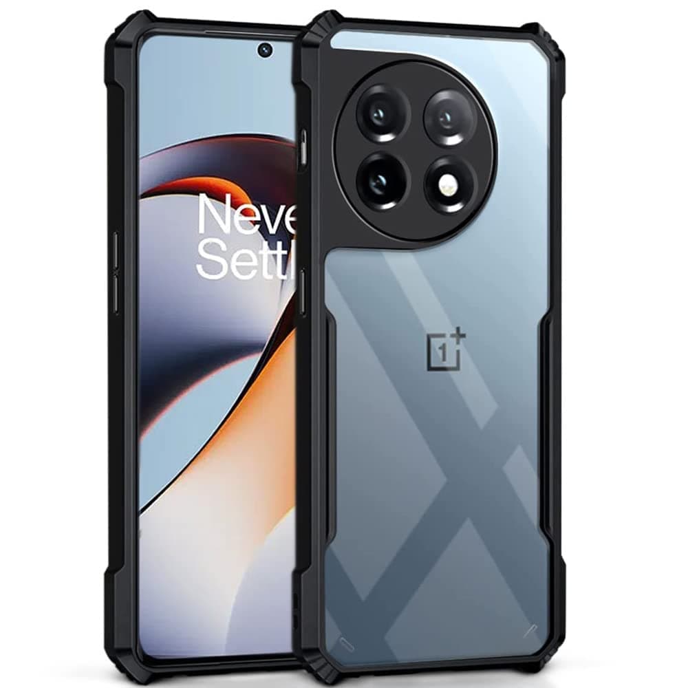 Solimo Bumper for OnePlus 11R 5G (Polycarbonate_Clear)