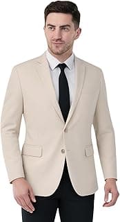 SaintX Men's Formal Blazer | Fully Lined | Slim Fit | Professional Jacket | Premium Business Formal Suit | Office | Wedding | All Purpose