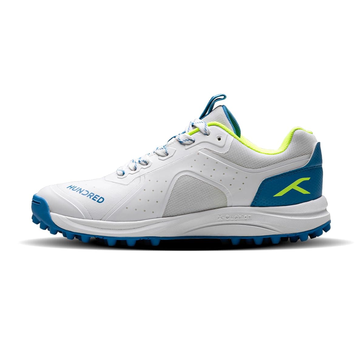 Hundred Mens TerraLite Cricket Shoes | TerraSpike Rubber Studs | Embedded Support Plate for Stability | Lightweight & Durable | Ideal for Turf, Ground & Hard Surfaces