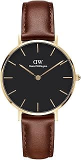 Daniel Wellington Petite Mawes Analog Black Round Dial Water Resistant Women's Wrist Watches