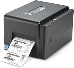 TSC TE244 Desktop Thermal Transfer Barcode Printer with USB Connectivity 203 DPI Bar Code Label Printer, Black