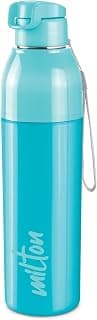MILTON Water Bottle Steel Convey 900 PU Insulated, Inner Stainless Steel Bottle, 630 ml, Leak Proof, BPA Free, Ideal for Home, Office, Gym, Travelling, Black